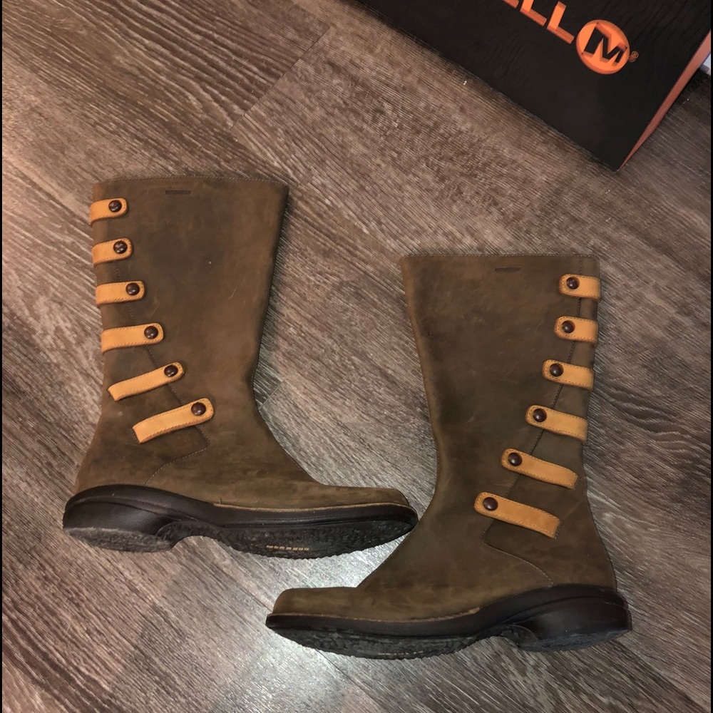 Merrell Cinnamon Molasses Boots